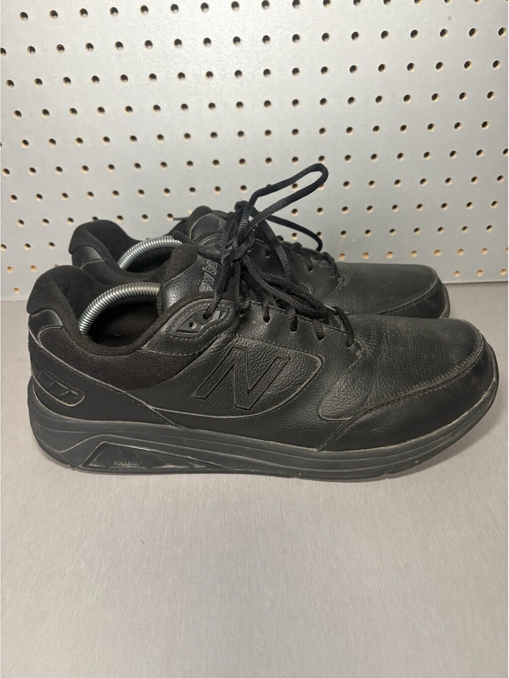 New Balance 928v2 928 V2 Mens Sz 12.5 D Black Leather Shoes Walking MW928BK2